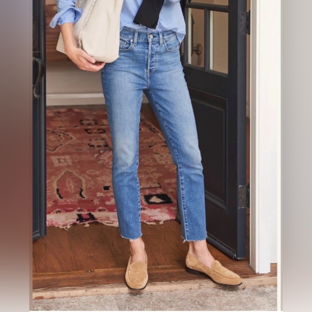 Frank & Eileen High Rise Blue Jeans